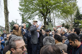 تشییع پیکر استاد منوچهر ستوده - چالوس